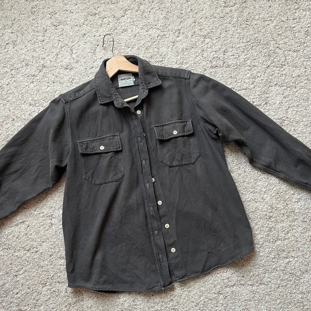 RUDY JUDE Chamois Shirt in Ink (XS)